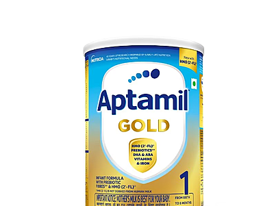 Aptamil Gold Infant Formula Stage 1 Powder, 400GM PACK